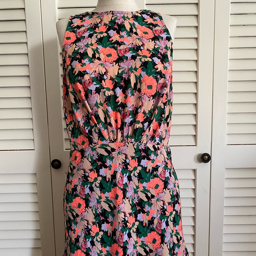 NWT J.Crew spring multi color dress size 4